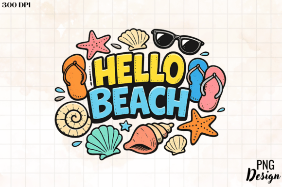 Bring on the Sunshine: Your Go-To Summer Beach PNG Design