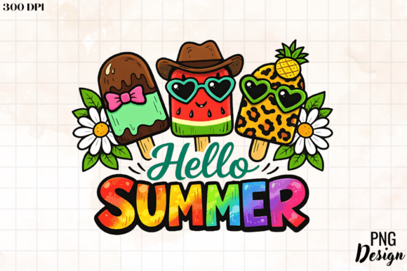 Bring Your Creative Vision to Life with Hello Summer Png Design