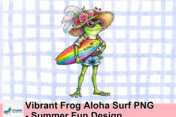 Catch the Wave: Your Guide to the Vibrant Frog Aloha Surf PNG