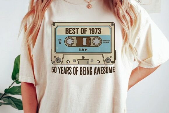 Celebrate 50 Years of Awesome: The Retro Cassette Tape Design