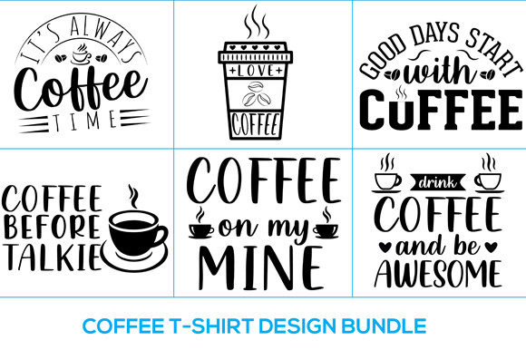 Coffe-Tshirt-Design-Bundle: Your Complete Creative Toolkit