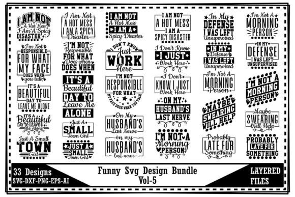 Funny SVG Design Bundle Vol-5: Endless Creative Possibilities