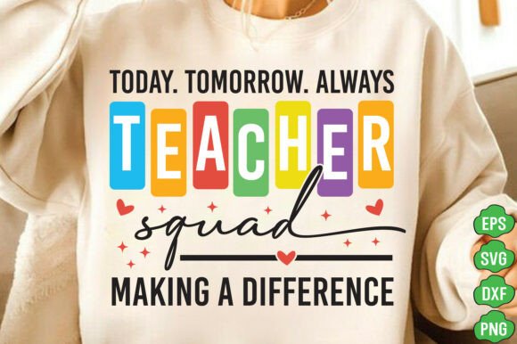 Teacher Squad PNG: A Design Asset for Team Branding