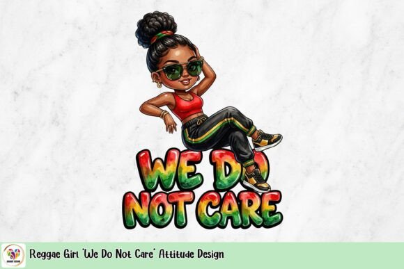 Unleash Unapologetic Vibes: The Reggae Girl Design