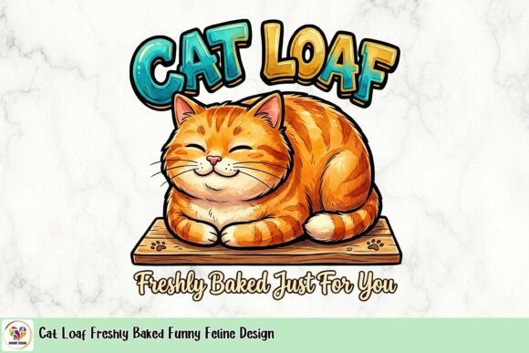 Warm Up Your Brand with the Cat Loaf Freshly Baked Design