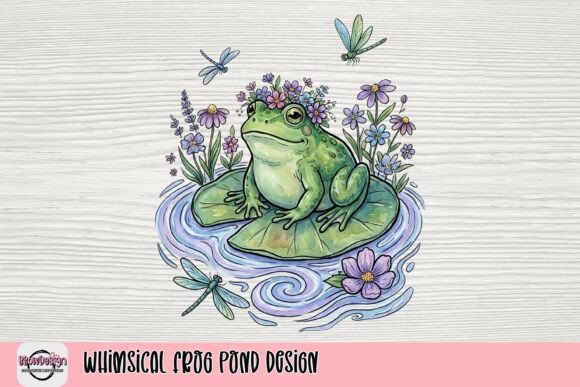 Whimsical Frog Pond Design: A Touch of Enchantment for Your Projects